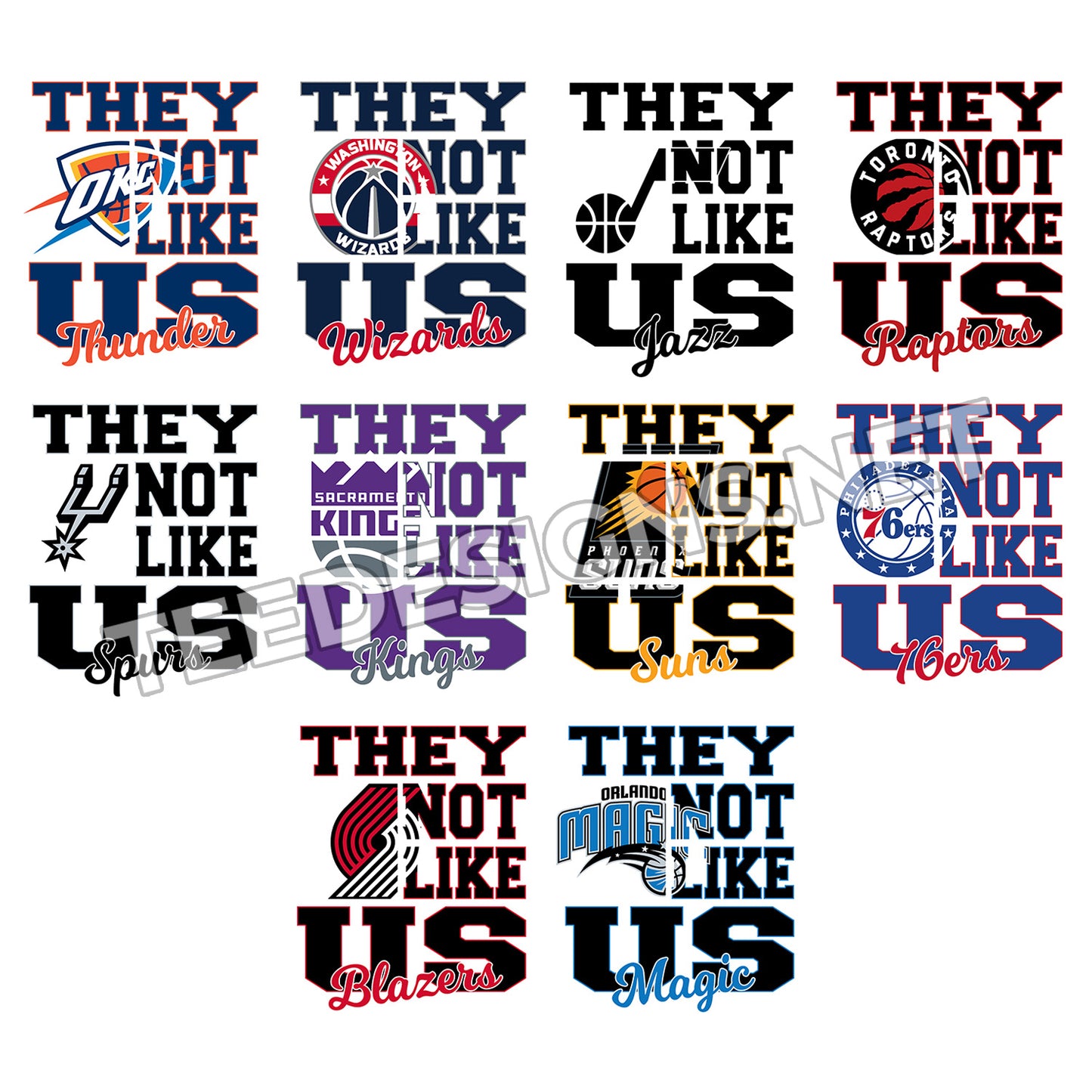 30 They Not Like Us NBA Designs PNG