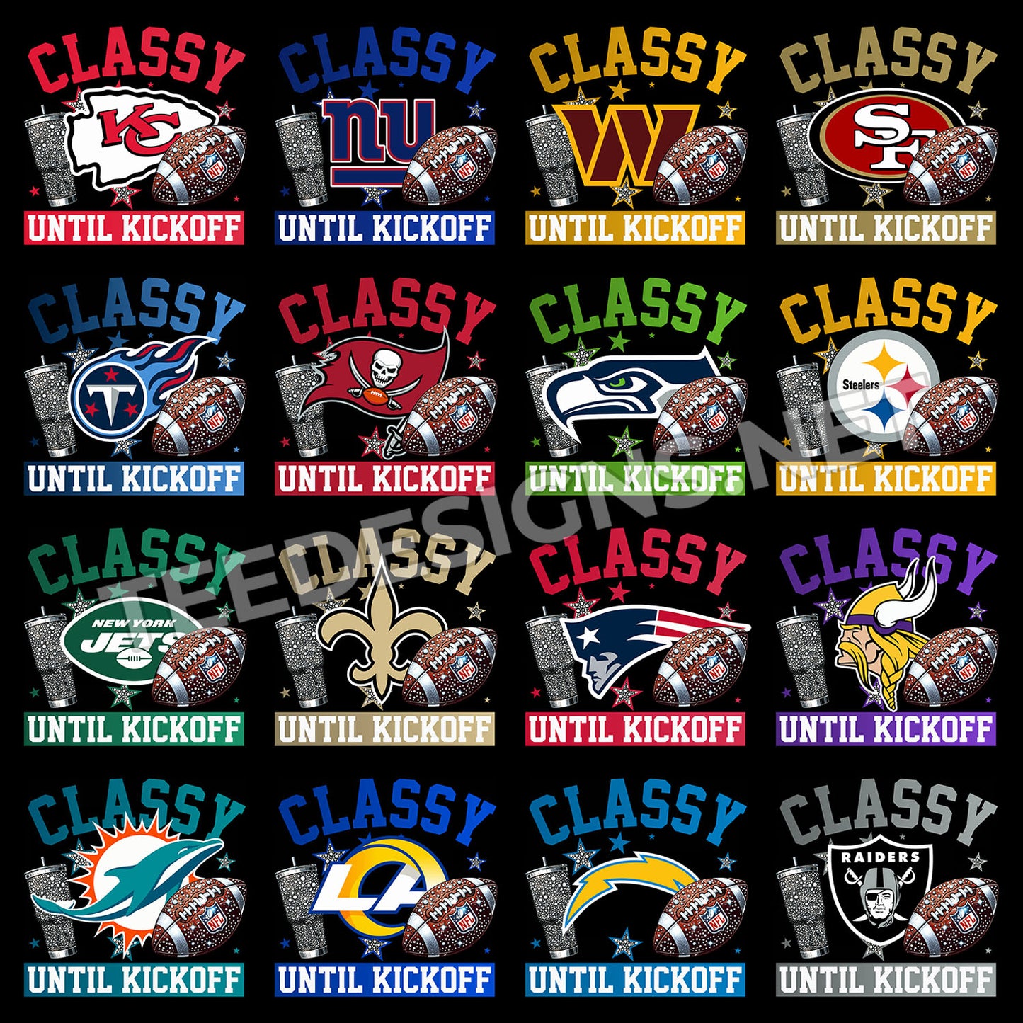 32 Classy NFL Designs PNG