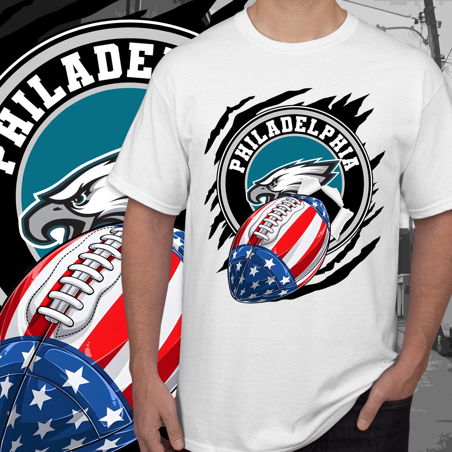 32 NFL Patriotic Ball Designs PNG