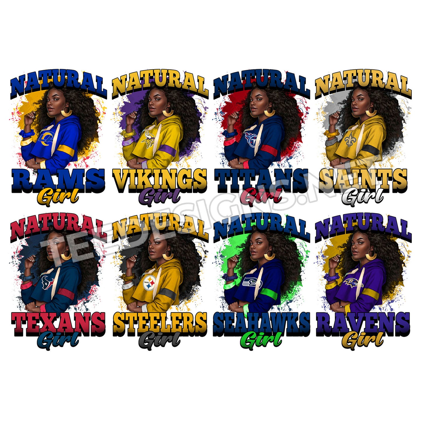 32 Natural NFL Girl Designs PNG