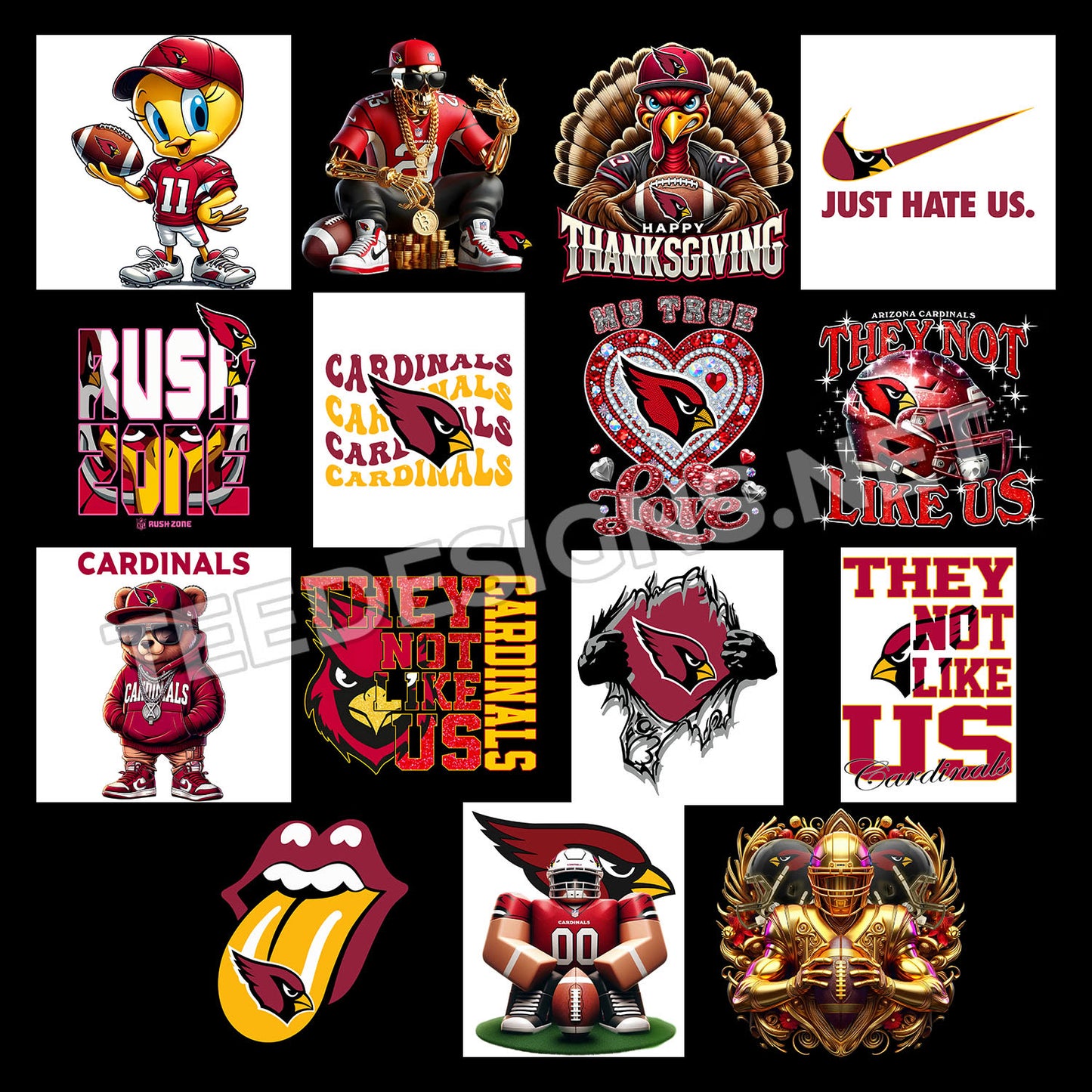 40 Arizona Cardinals Designs PNG