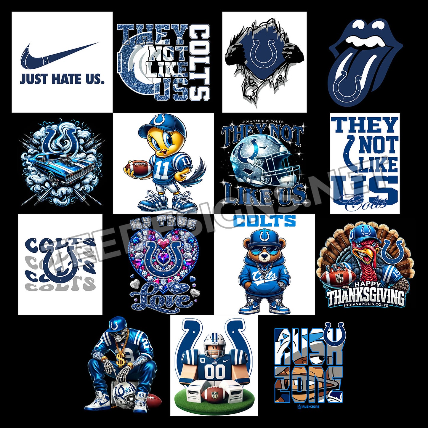 40 Indianapolis Colts Designs PNG