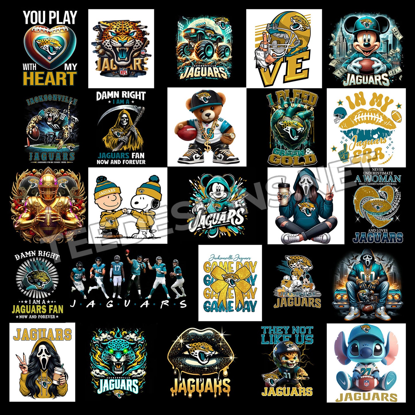 40 Jacksonville Jaguars Designs PNG