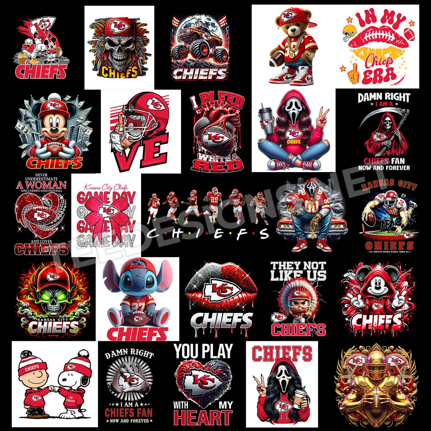 40 Kansas City Chiefs Designs PNG