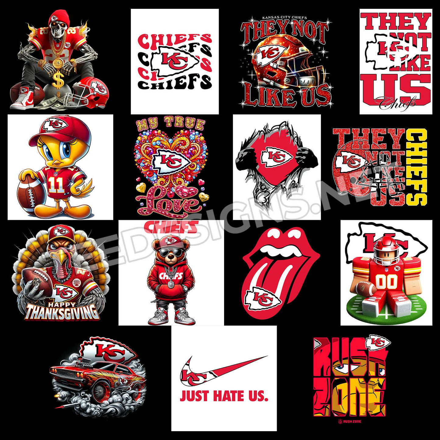 40 Kansas City Chiefs Designs PNG