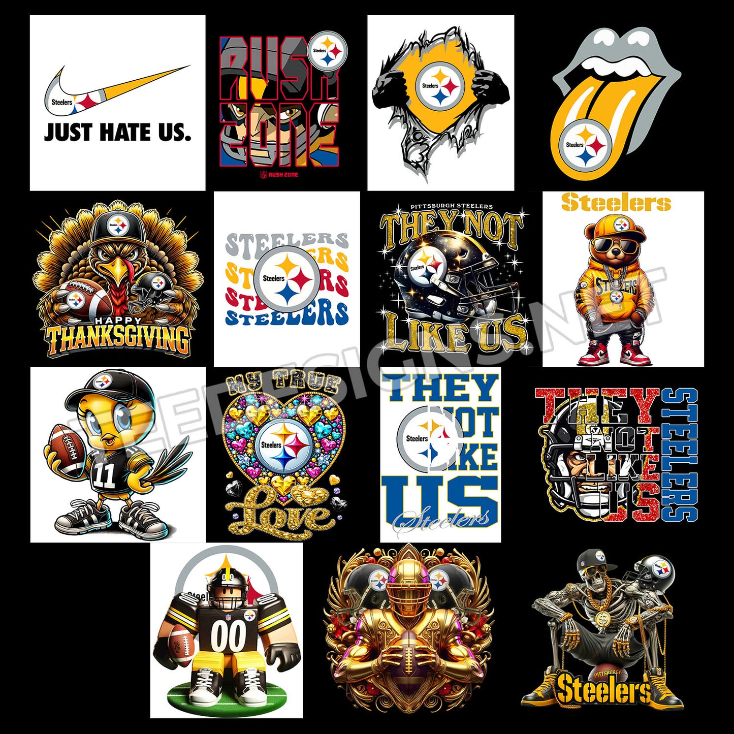 40 Pittsburgh Steelers Designs PNG