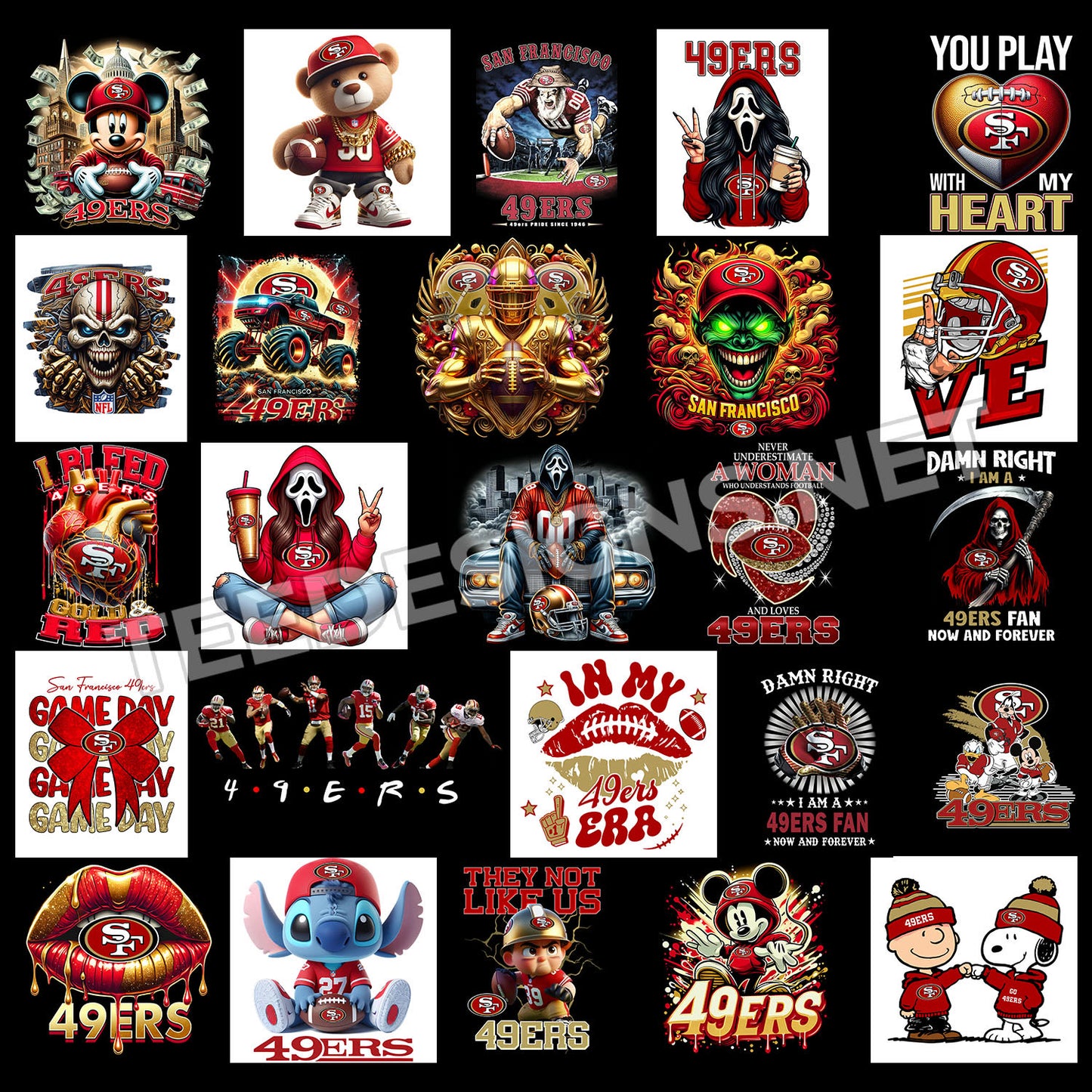 40 San Francisco 49ers Designs PNG
