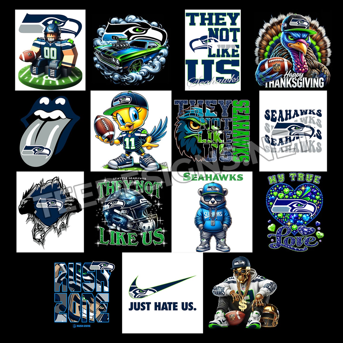 40 Seattle Seahawks Designs PNG