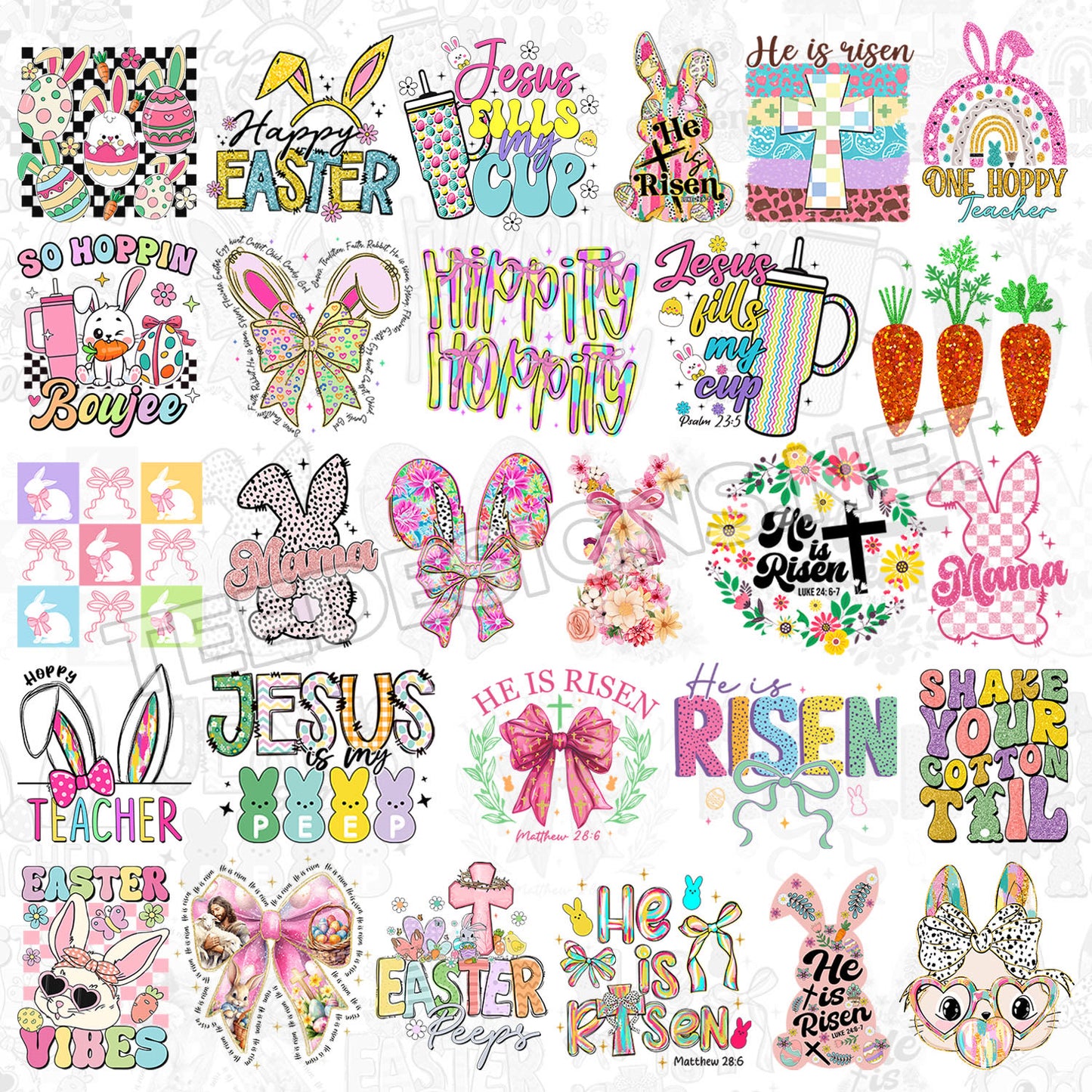 50 New Easter Designs PNG