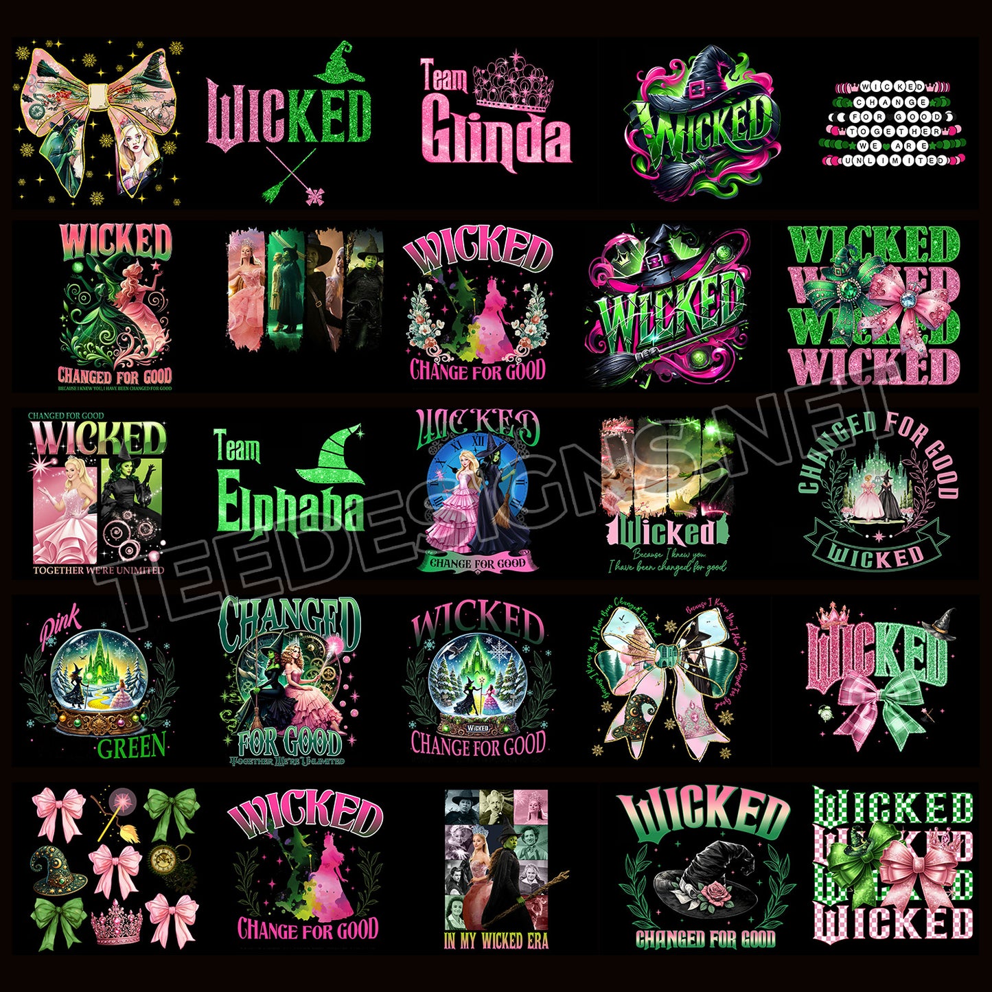 100 Wicked Designs PNG