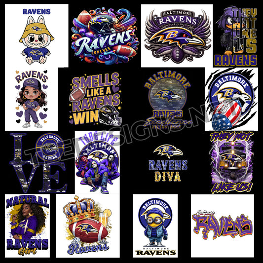 16 Baltimore Ravens Designs PNG