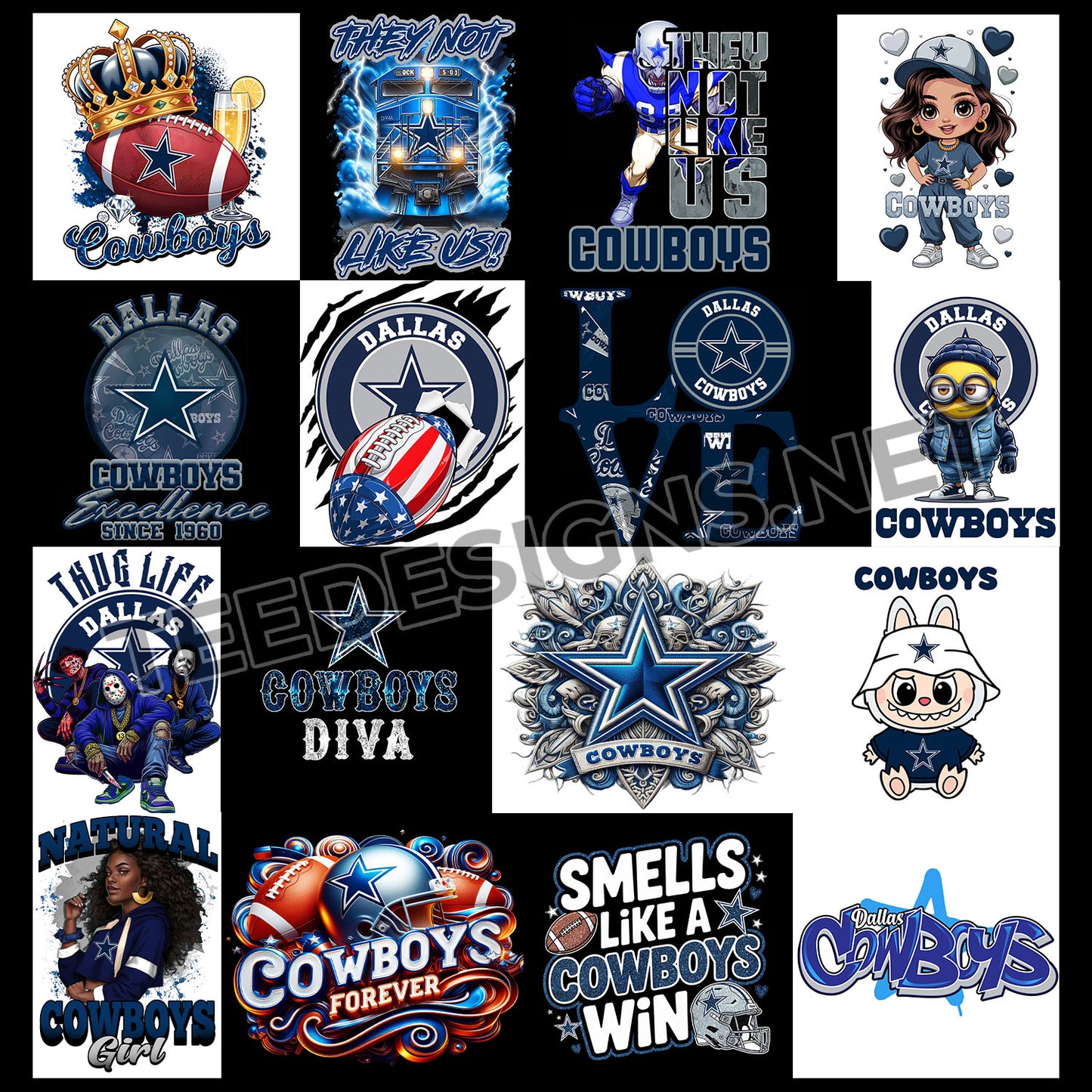 16 Dallas Cowboys Designs PNG