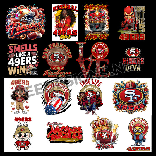 16 San Francisco 49ers Designs PNG