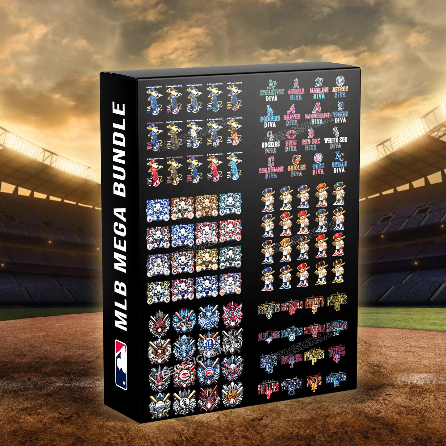 18 MLB Mega Bundle Designs