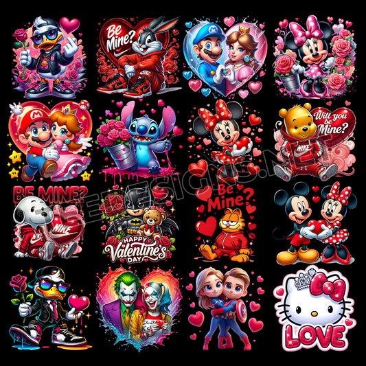 20 Cartoon Valentine's Day Designs PNG