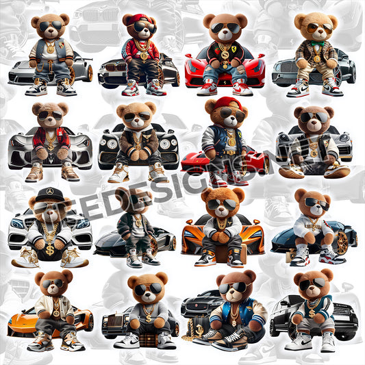 20 Luxury Teddy Designs PNG