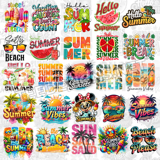 25 Summer Designs PNG