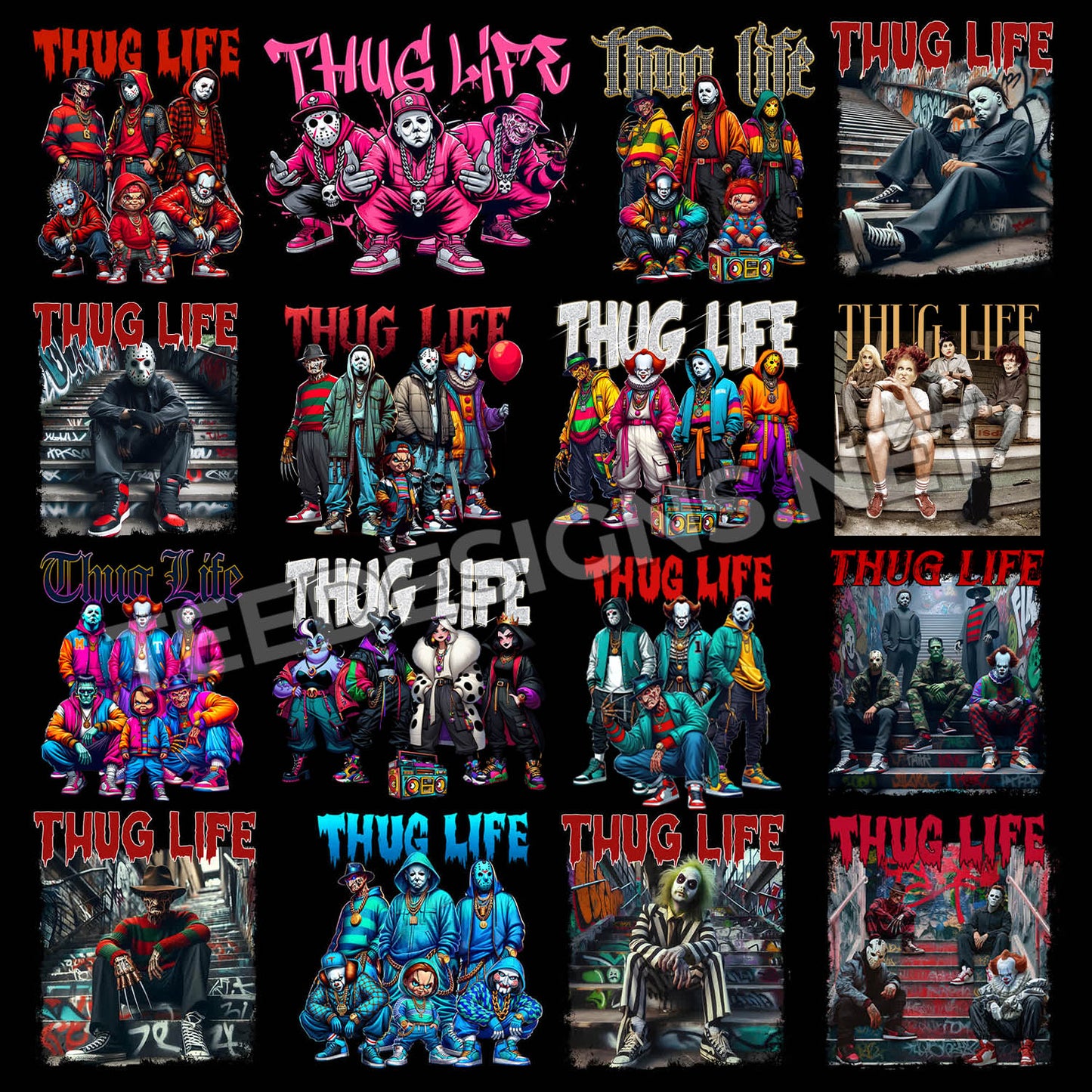 25 Thug Life Designs PNG