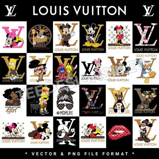 27 Louis Vuitton Designs PNG + Ai