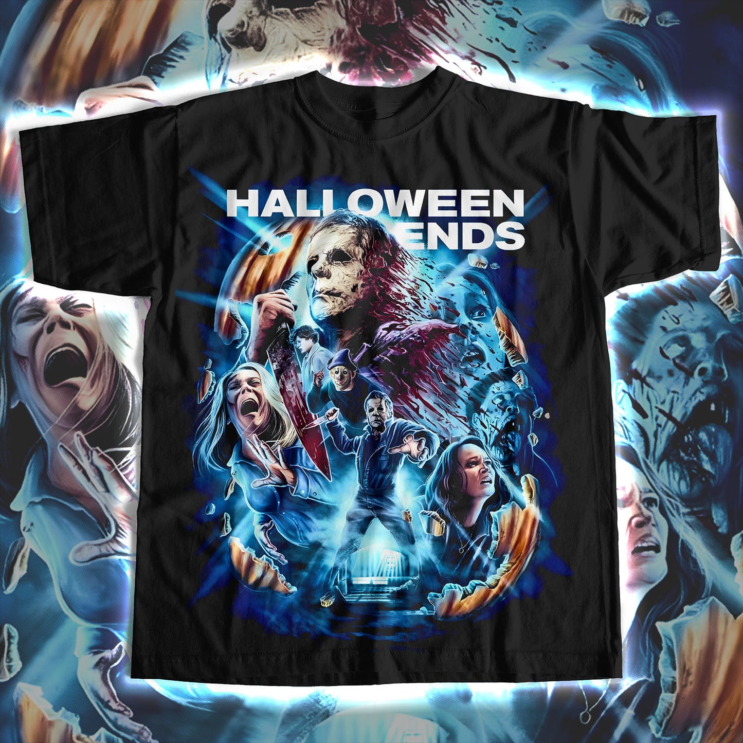 30 Horror Halftone Designs PNG