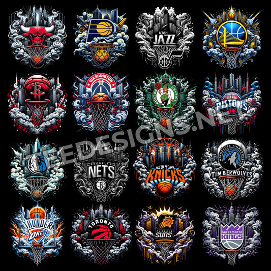 30 NBA Smoke Designs PNG