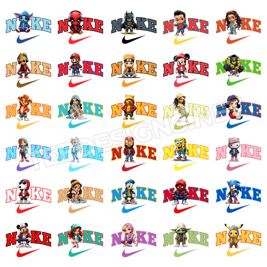 30 Nike Cartoon Designs PNG