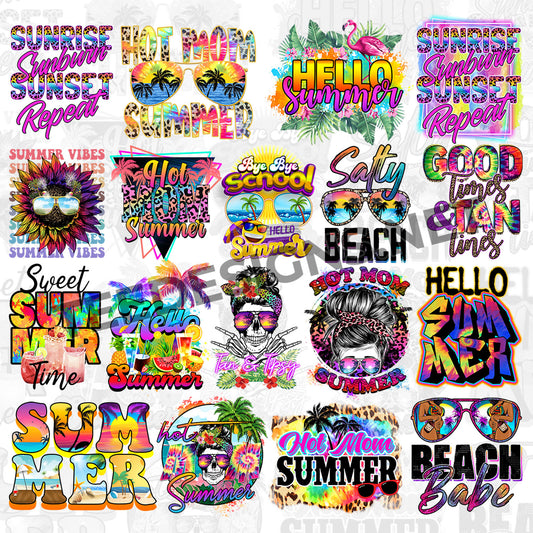30 Summer Designs PNG