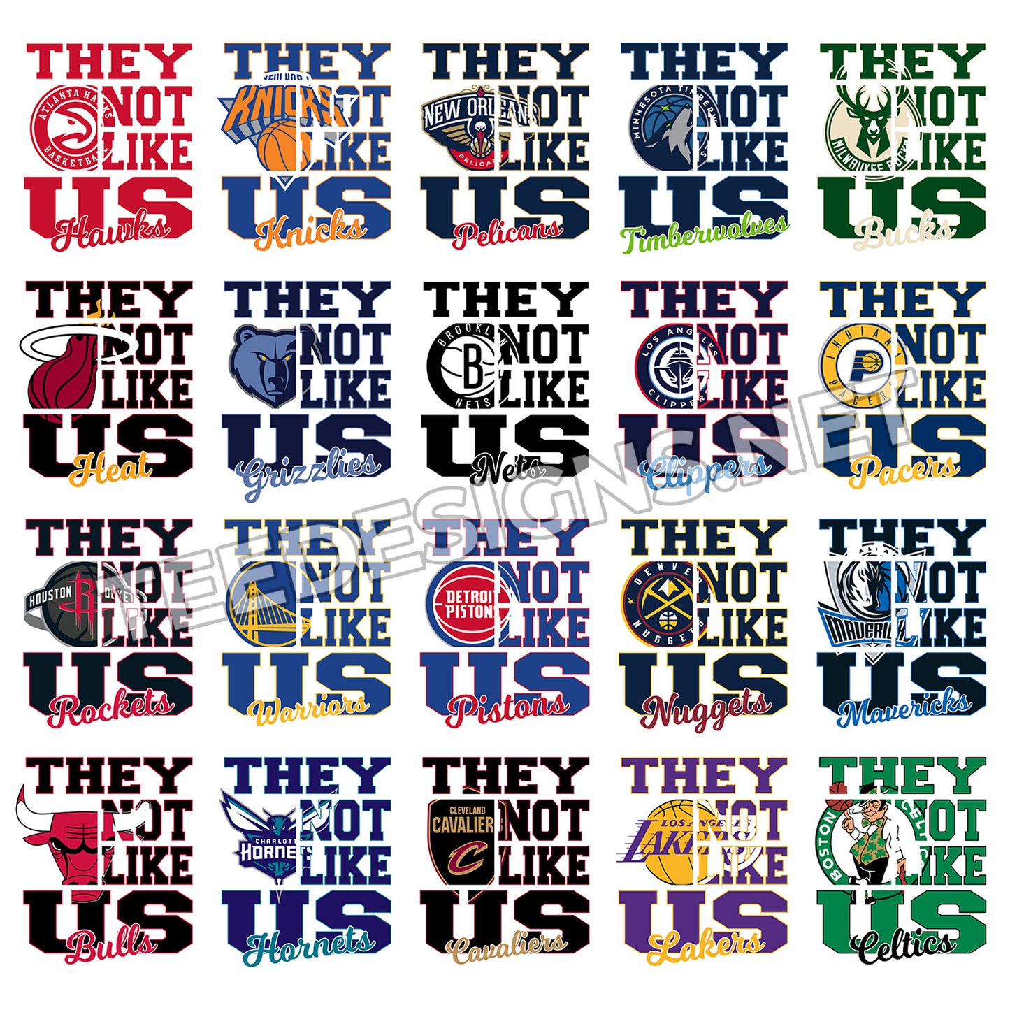 30 They Not Like Us NBA Designs PNG