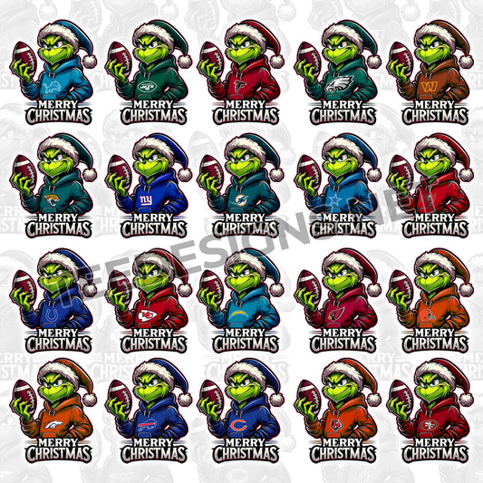 32 Grinch NFL Designs PNG