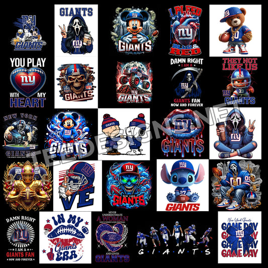 40 New York Giants Designs PNG