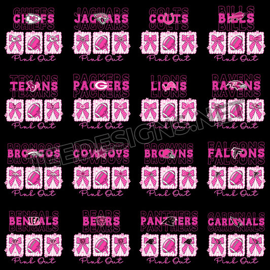 32 Pink Out NFL Designs PNG