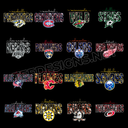 32 Skull Theme NHL Designs PNG