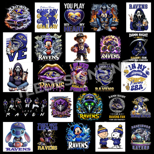 40 Baltimore Ravens Designs PNG