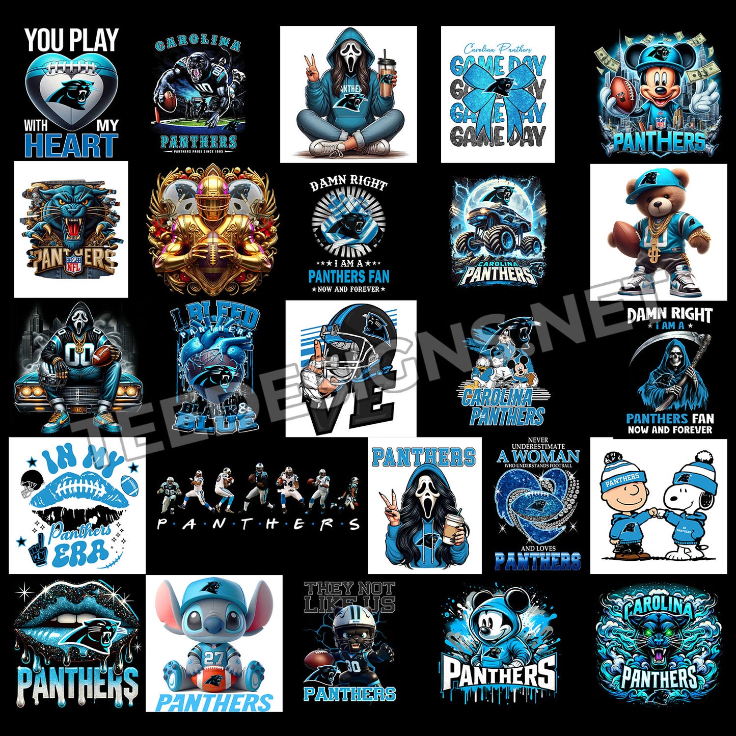 40 Carolina Panthers Designs PNG