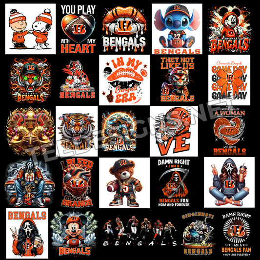 40 Cincinnati Bengals Designs PNG