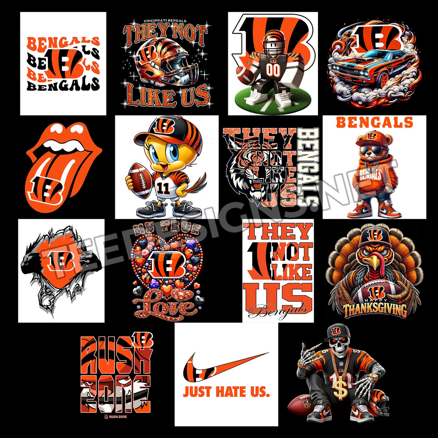 40 Cincinnati Bengals Designs PNG