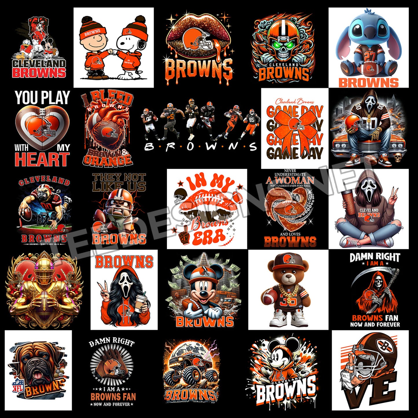 40 Cleveland Browns Designs PNG