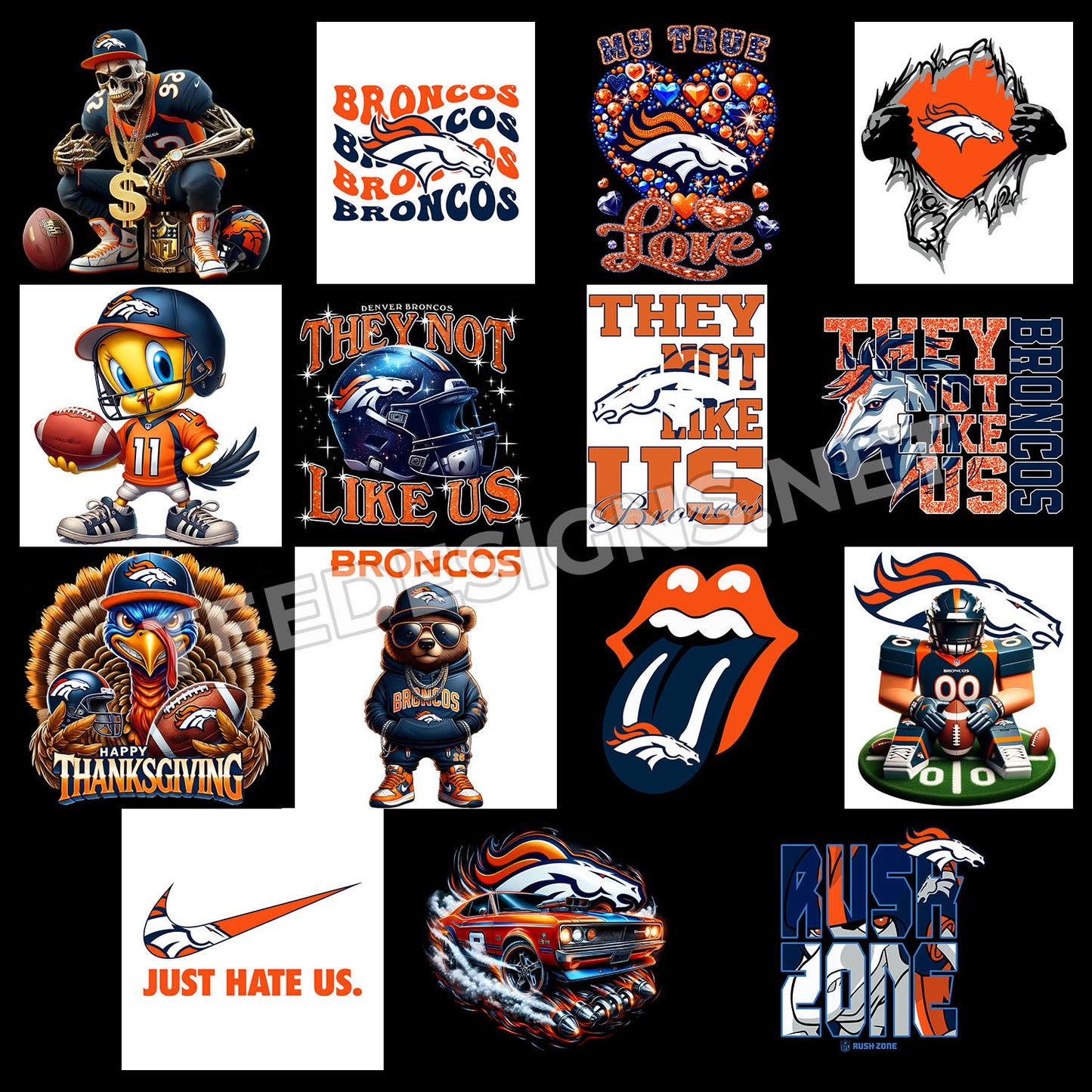 40 Denver Broncos Designs PNG