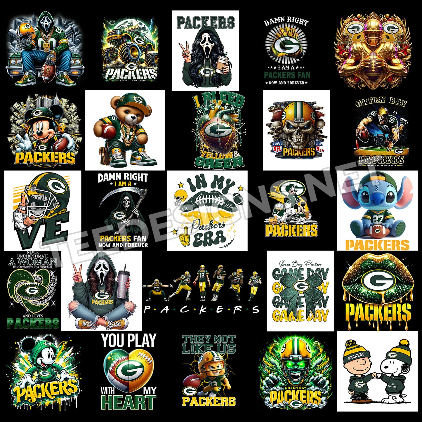40 Green Bay Packers Designs PNG