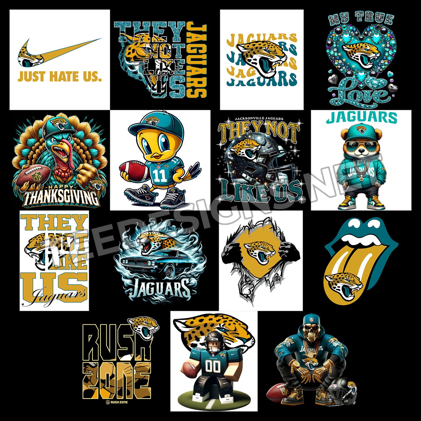 40 Jacksonville Jaguars Designs PNG