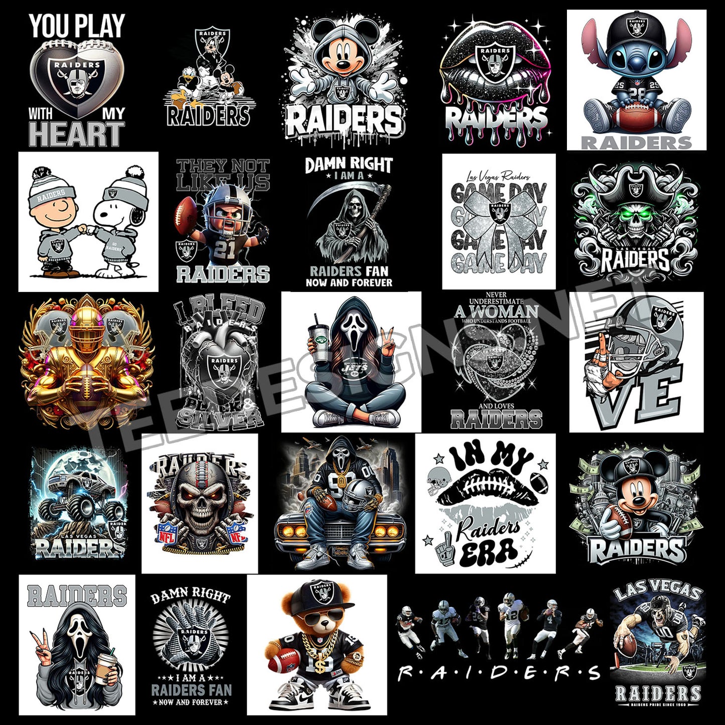 40 Las Vegas Raiders Designs PNG