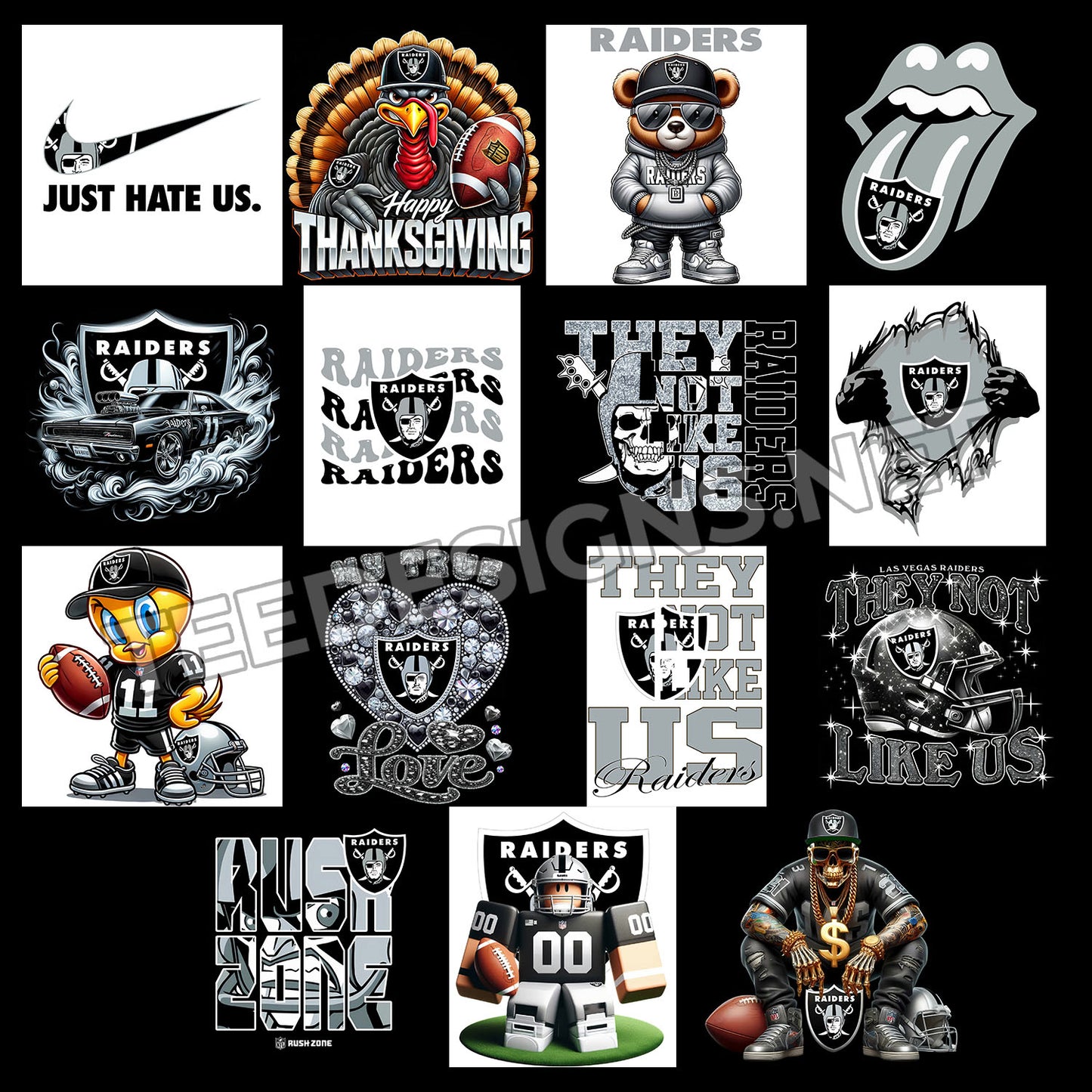 40 Las Vegas Raiders Designs PNG