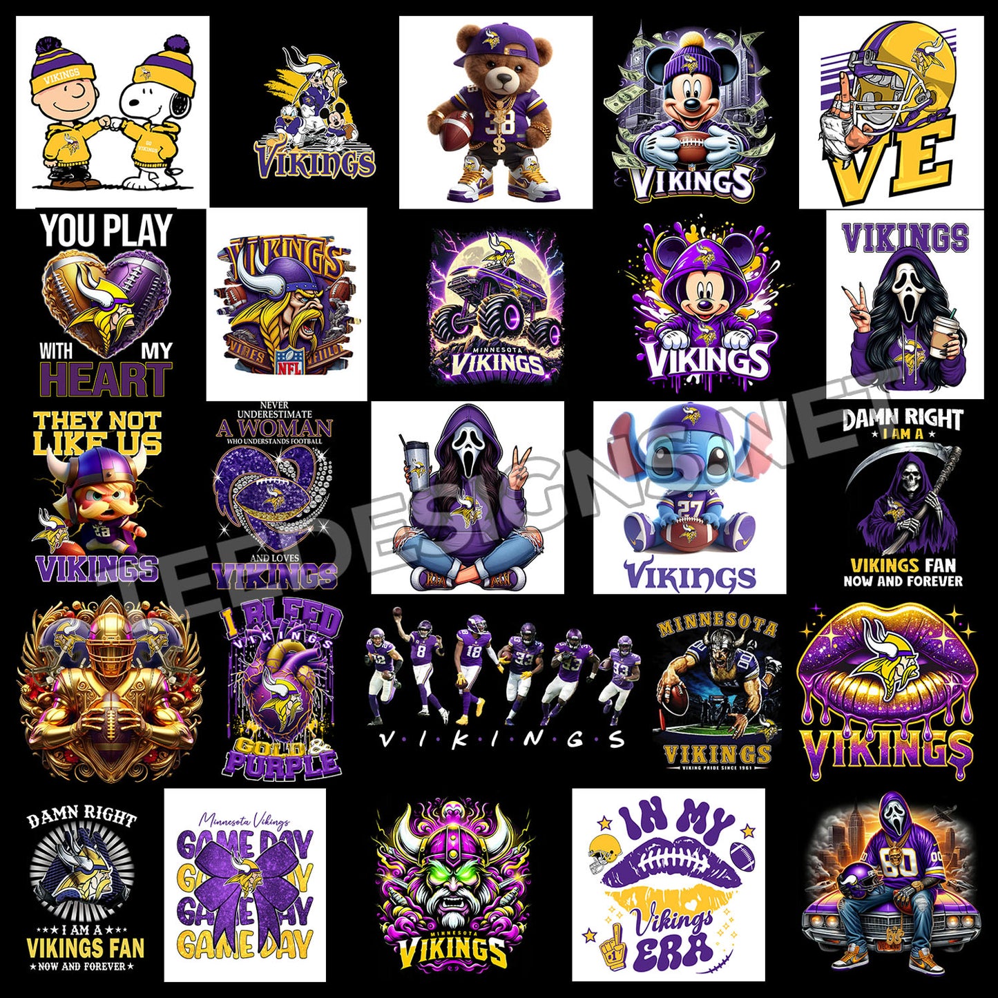 40 Minnesota Vikings Designs PNG