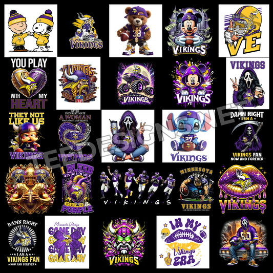 40 Minnesota Vikings Designs PNG
