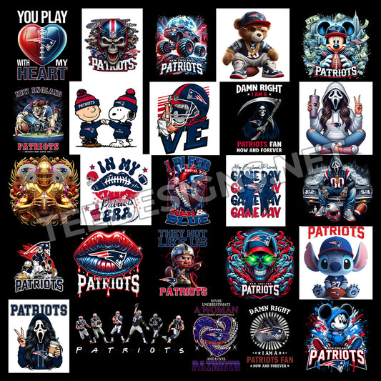 40 New England Patriots Designs PNG