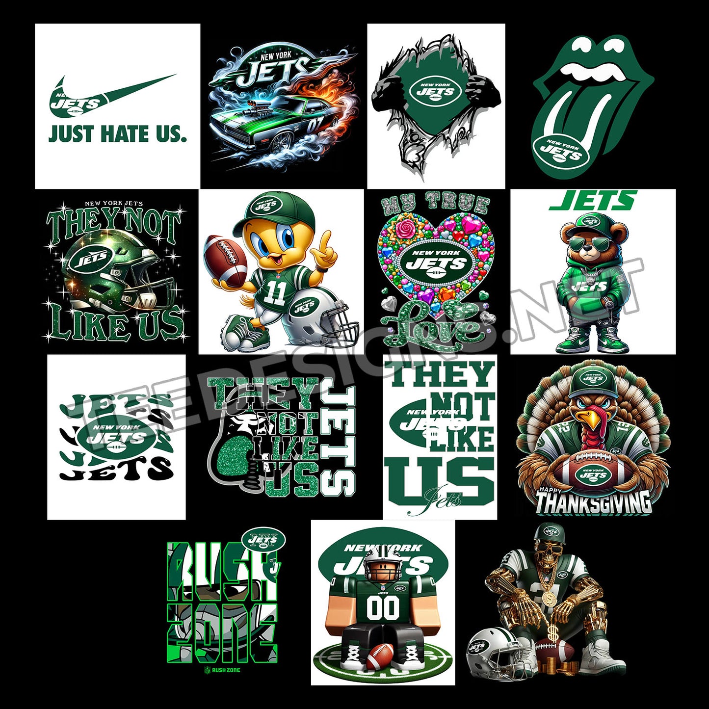 40 New York Jets Designs PNG