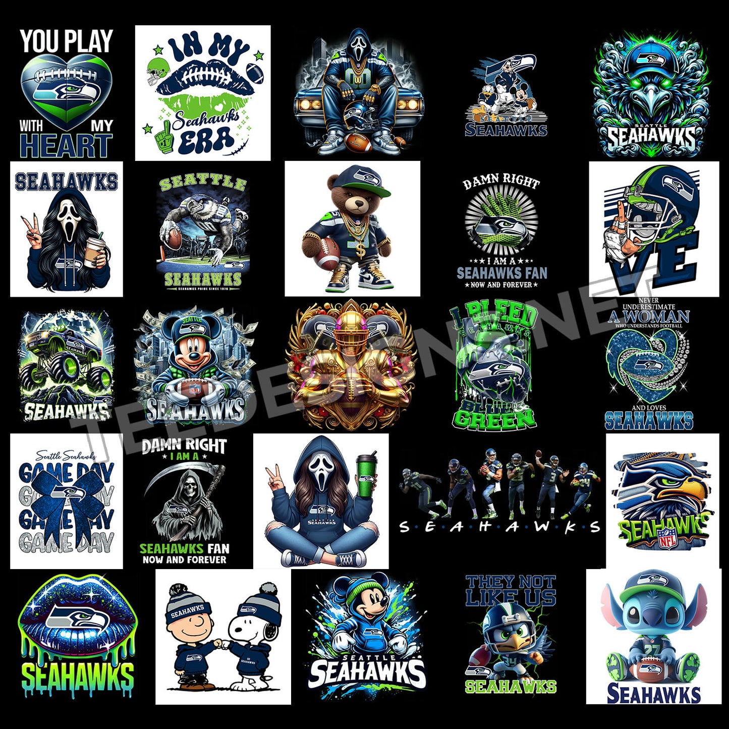 40 Seattle Seahawks Designs PNG