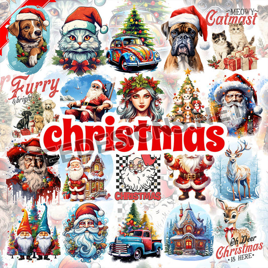 50 Christmas Designs PNG