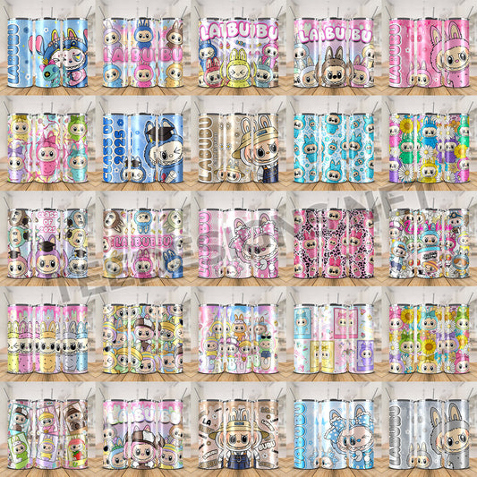 50 Labubu Tumbler Designs